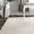 alfombra bohemia blanca al aire libre interno